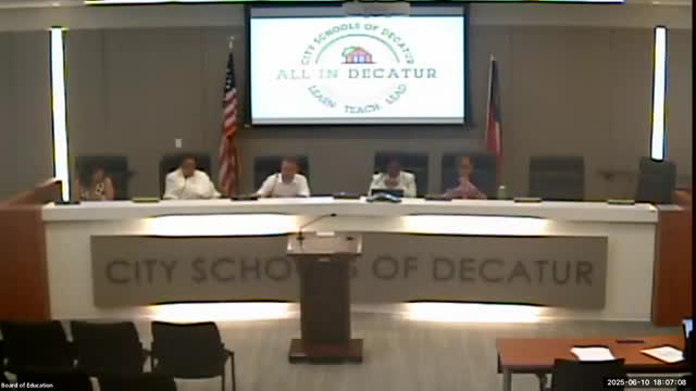 Decatur School Board discusses tax increase and strategic plans for student success