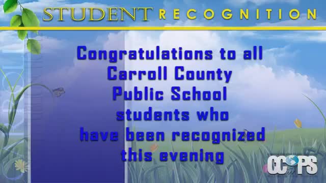 Carroll County Board recognizes student achievements and honors retiring teachers