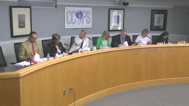 Carroll County Board reviews high school literature curriculum including Bloodchild debate
