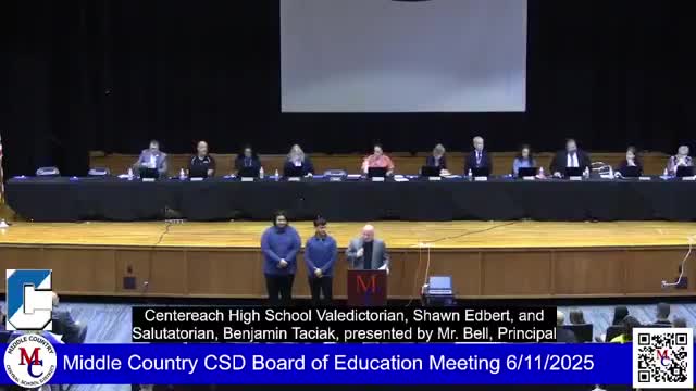 Center Ridge High School honors Ben Tashak and Sean Edward as top graduates of 2025