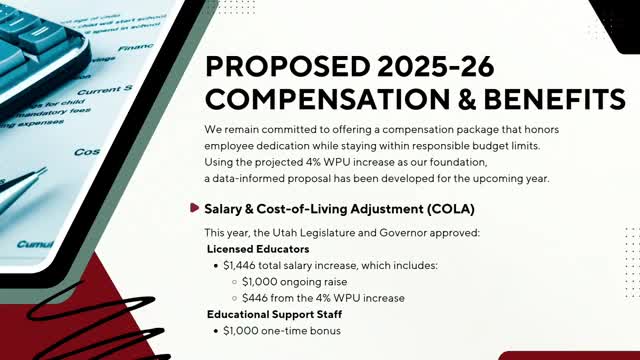 Weber School District proposes significant salary increases and employee bonuses