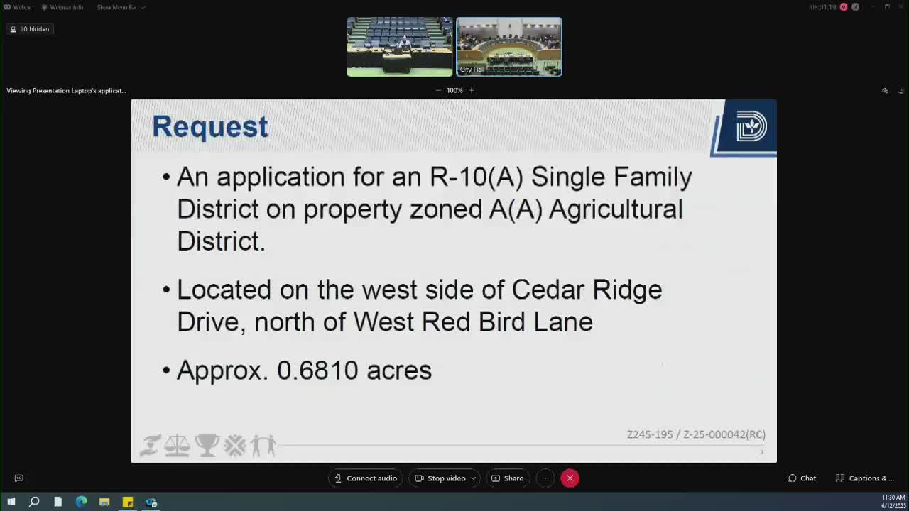 Dallas plans zoning change to allow two homes on agricultural property