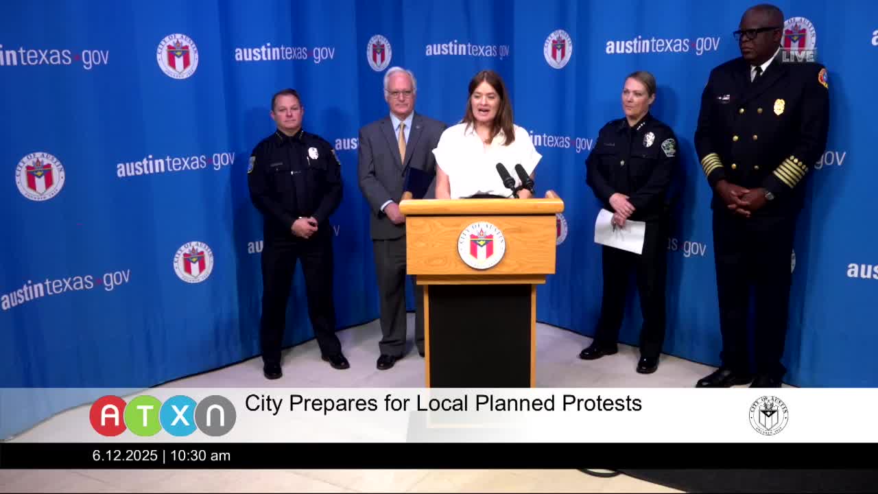 Mayor Watson emphasizes peaceful protest preparation ahead of state capitol demonstrations