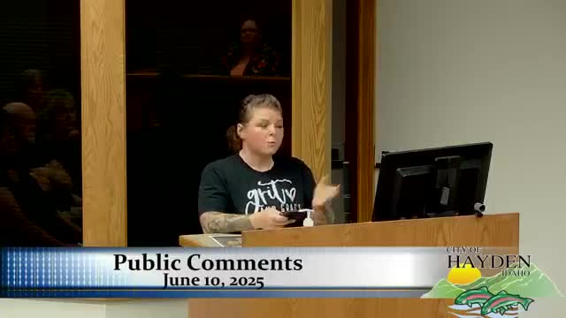 Hayden City Council declares traditional family values month and approves sewer master plan updates