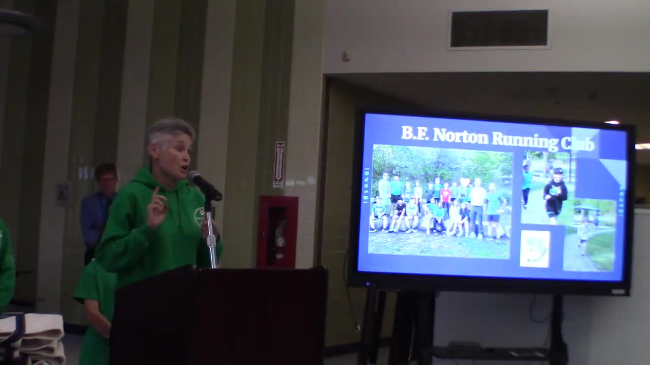 B F Norton School shares successful running program with community support