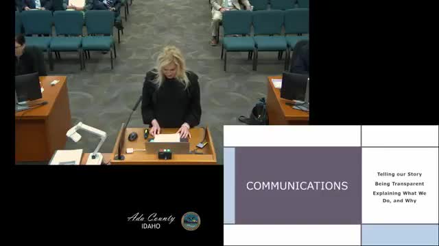 Ada County enhances transparency with multimedia updates on local projects