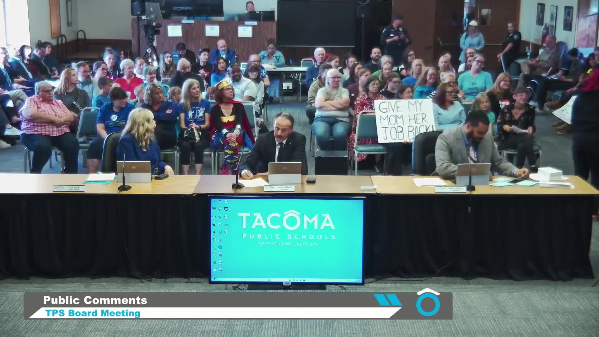 Geiger Montessori community protests assistant cuts and highlights their essential role