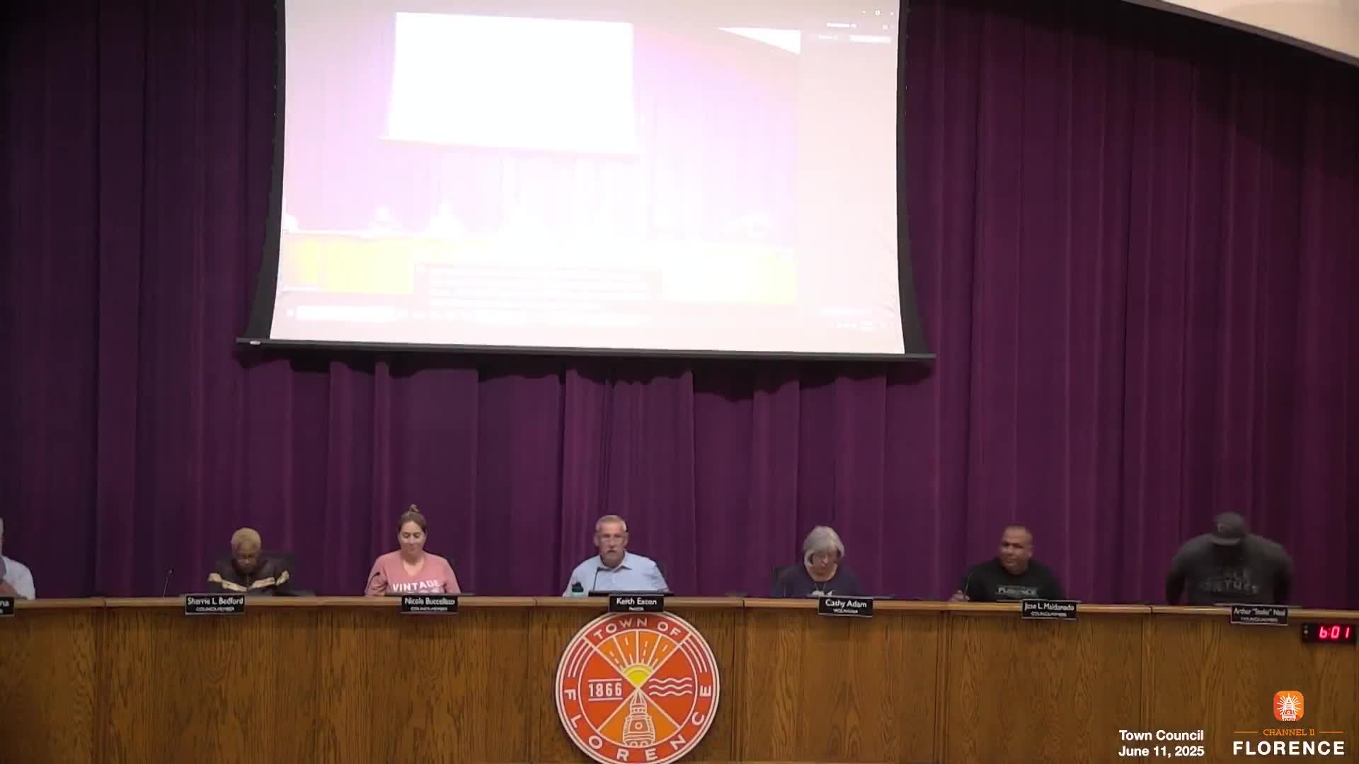 Mayor Eaton leads Apache Junction council meeting honoring Officer Bridal Fazio