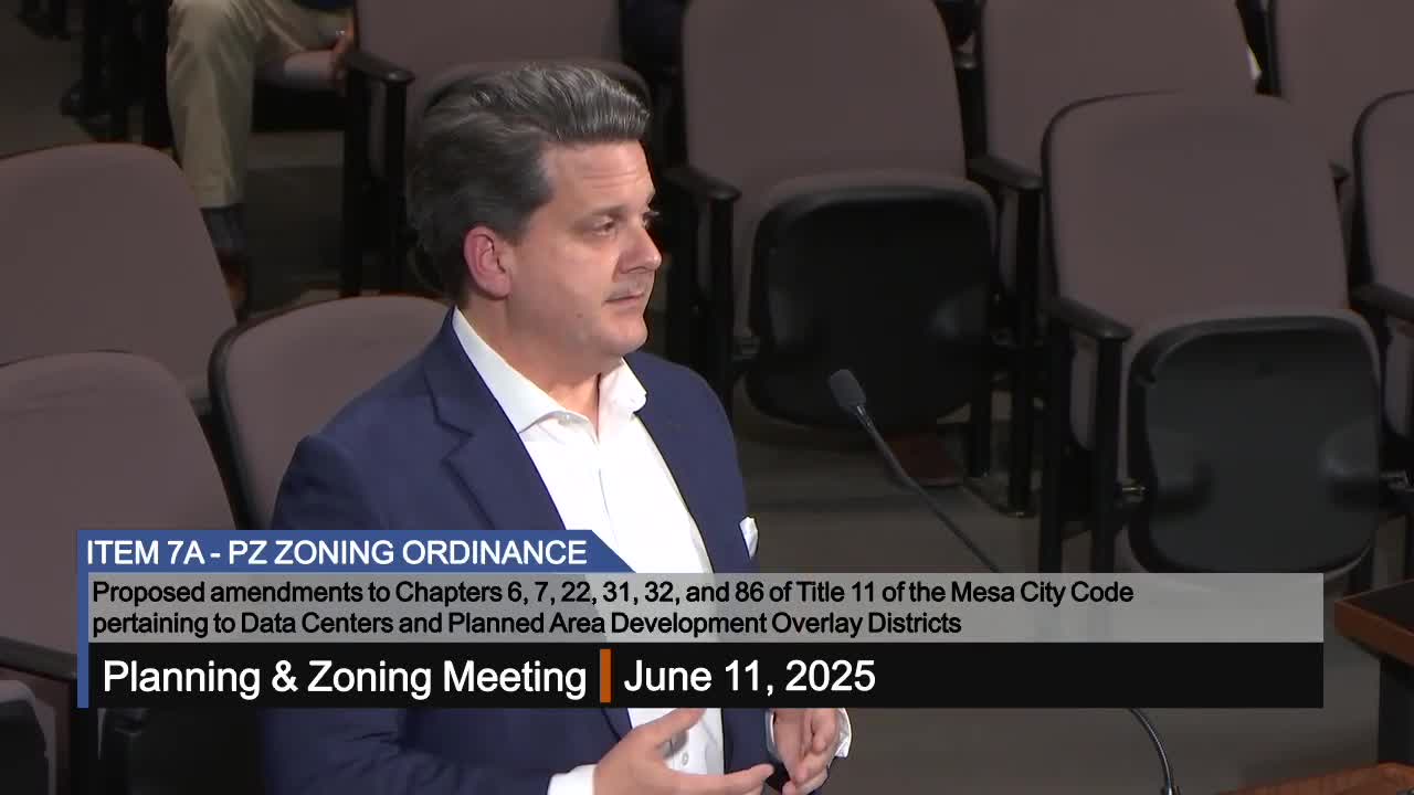 Nova seeks clarity on zoning changes affecting Mesa data center development