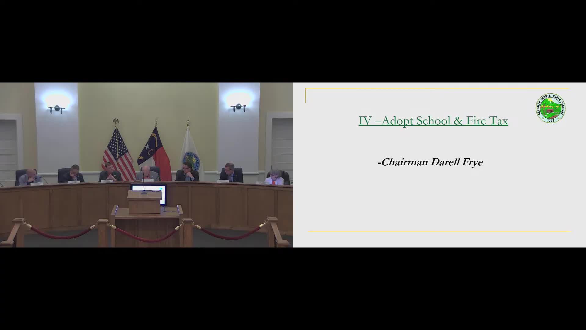 Randolph County Commissioners approve fire tax increases and health department fee changes