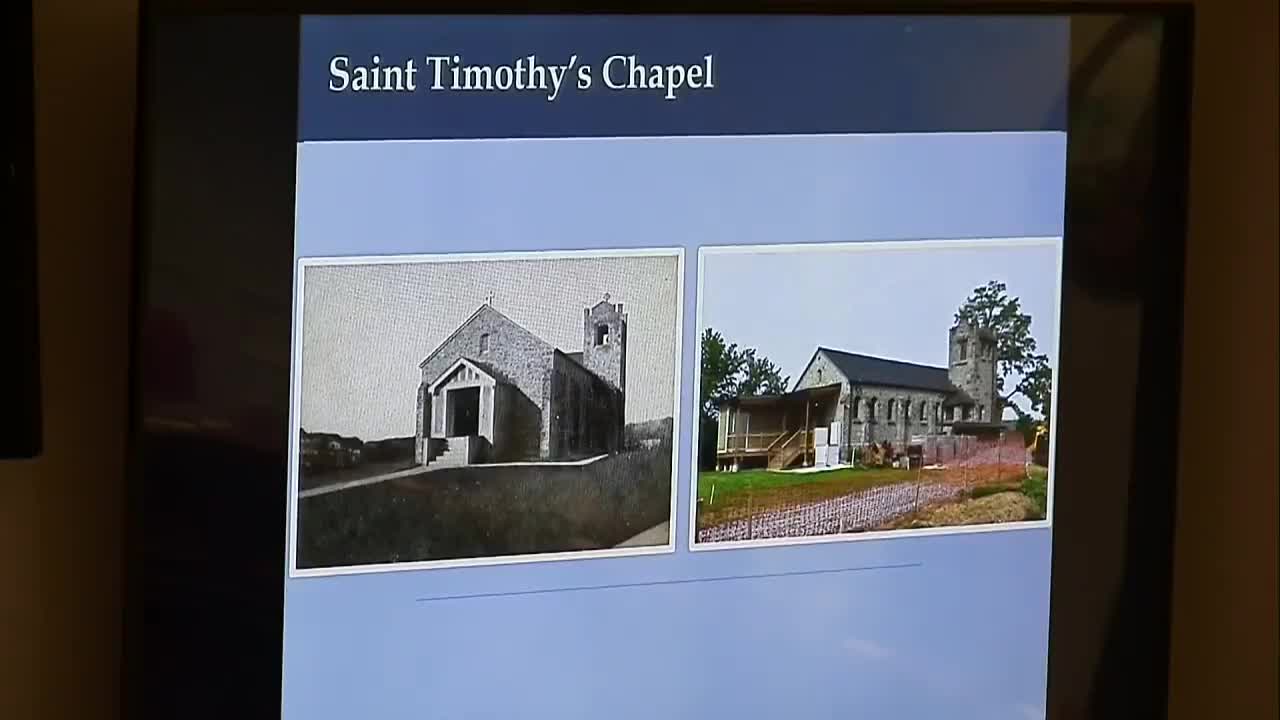 Historic Preservation Commission reviews designation for Saint Timothy's Chapel in Frederick