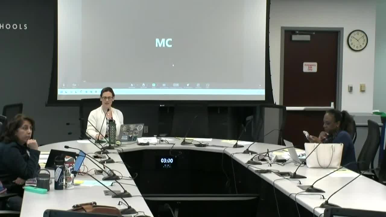 School board governance committee enters closed meeting to discuss public contracts
