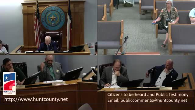 Hunt County budget discussions focus on revenue collection and housing market concerns