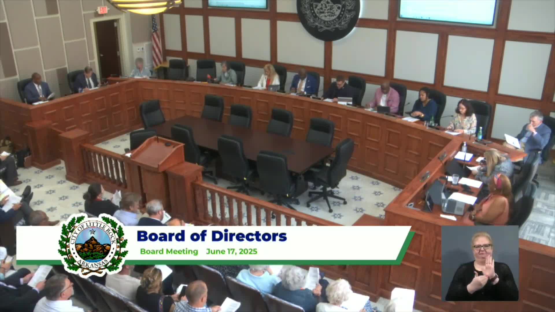 Little Rock Council approves three municipal improvement districts and a group home permit