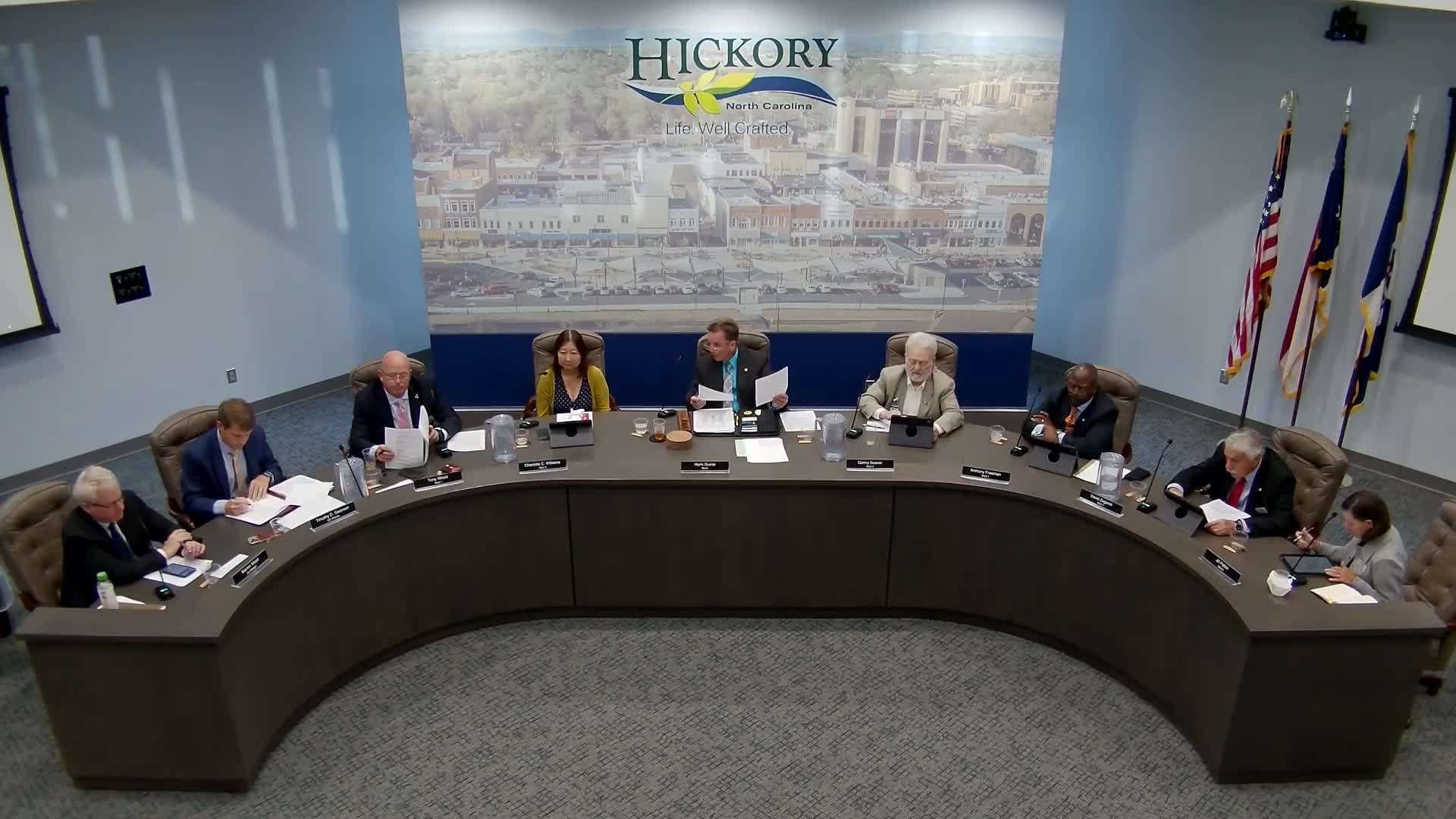 Hickory City Council approves board nominations and honors Jake Bridges' service