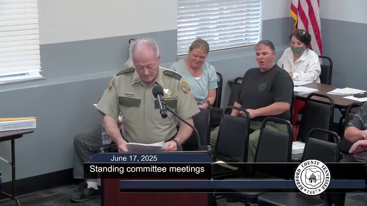 Bedford County Sheriffs report 310 arrests and 70,879 patrolled miles in May