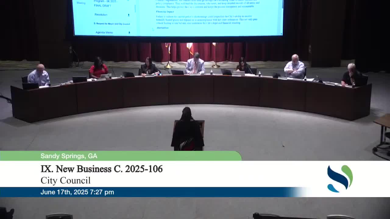 Sandy Springs Council approves purchasing agreement for Hammond Drive widening project