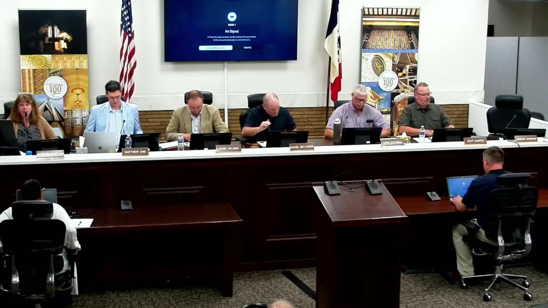 County Board approves routine agenda including tax abatements and liquor license applications