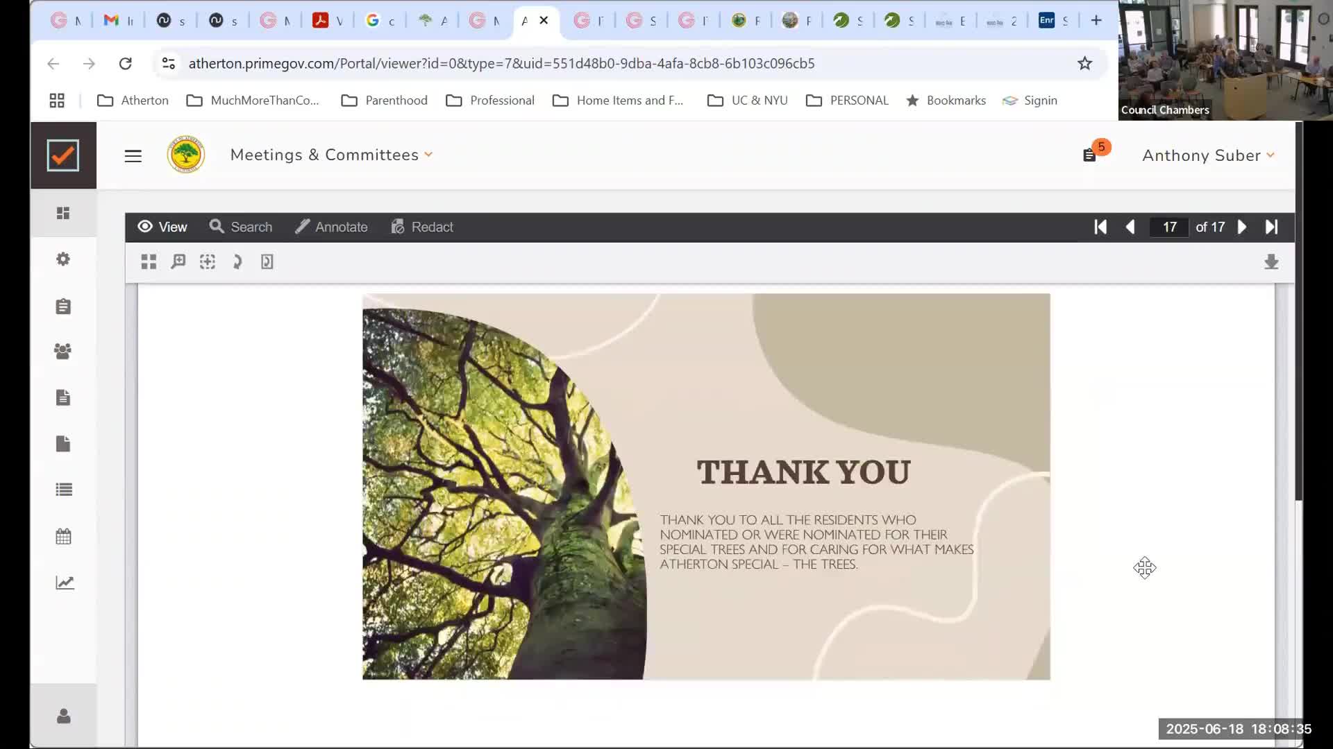 Atherton community highlights tree care for beautiful streets and homes