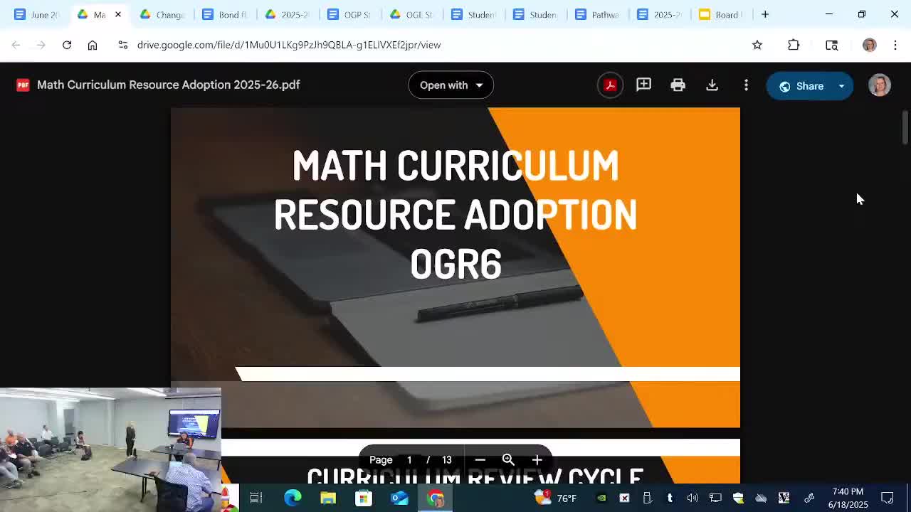 School Board approves new K-5 math curriculum with I Ready adoption