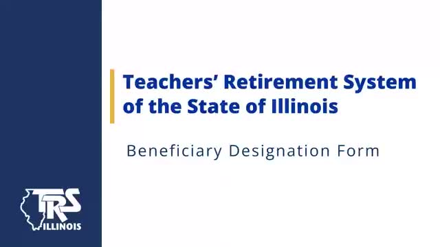TRS updates guide member beneficiary designations for death benefits