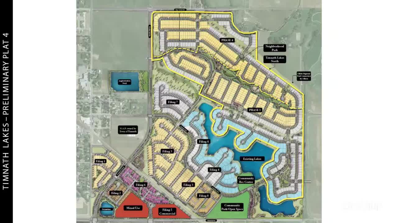 Timnath Lakes proposes new site plan with 698 lots and added amenities
