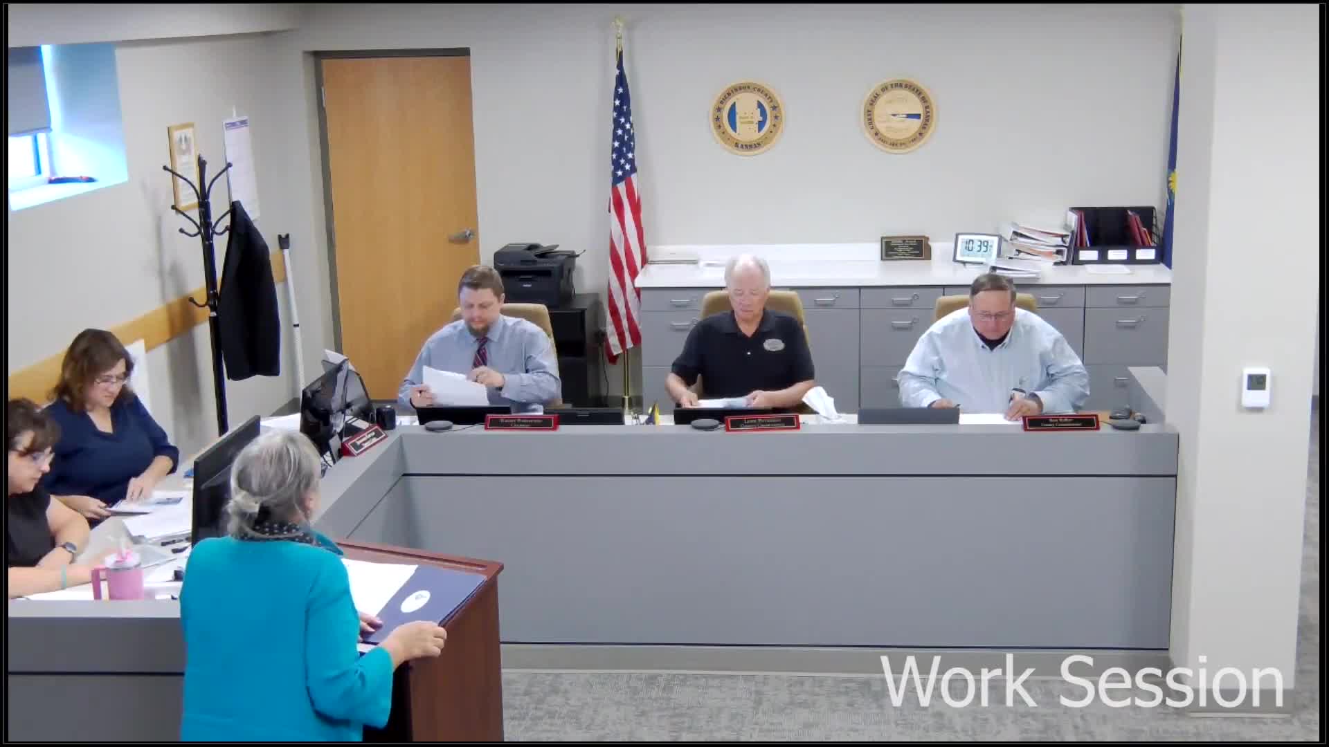 Julie Robert Walter seeks funding for aging programs in Dickinson County