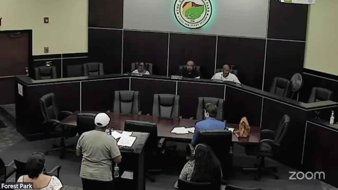Local resident voices frustration over flooding and housing repair challenges in Forest Park