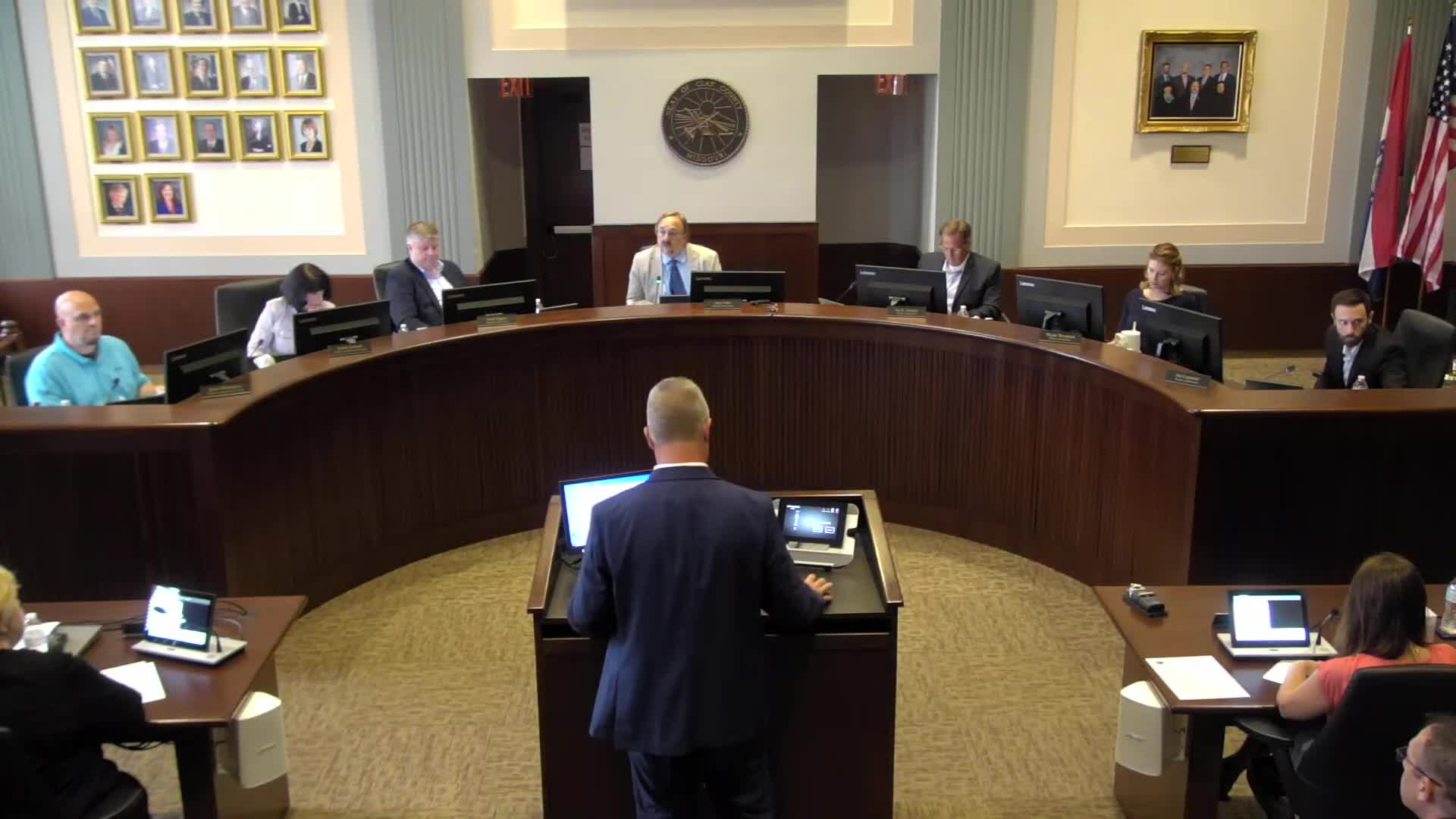 Clay County Assessor Tracy Baldwin outlines property appraisal process to commissioners