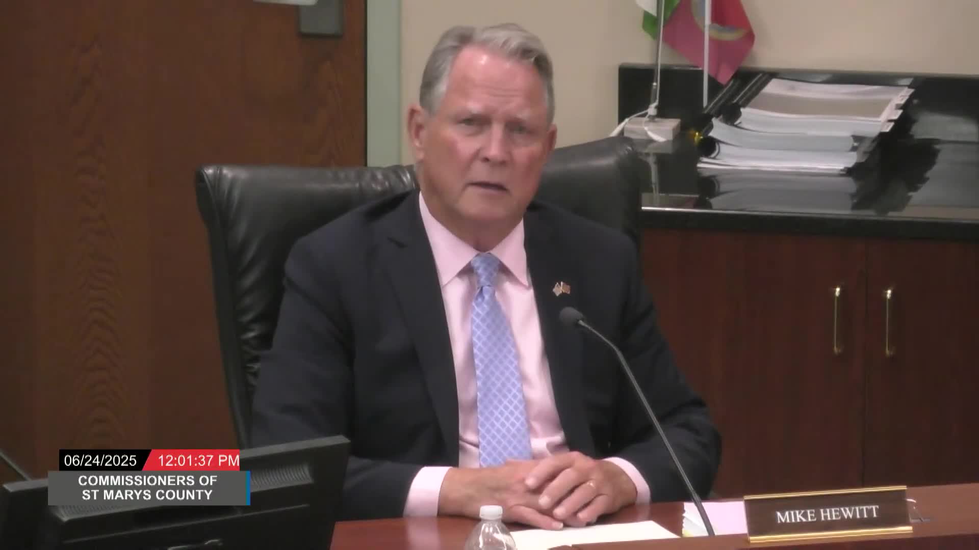Saint Mary's County Commissioner addresses housing capacity and speed camera strategy