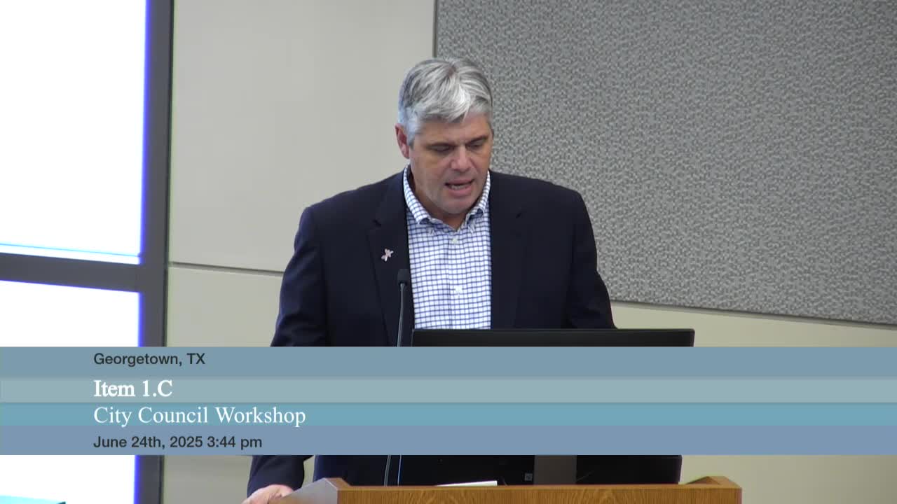 Georgetown City Council outlines budget priorities for public safety and infrastructure investment