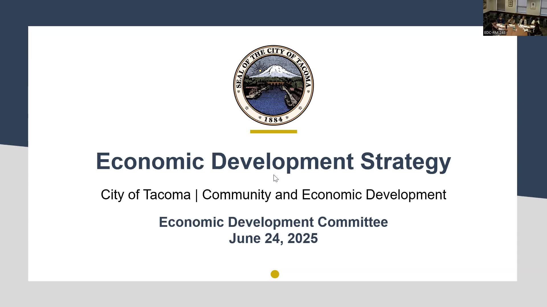 Tacoma City Council finalizes economic development strategy plan with arts integration