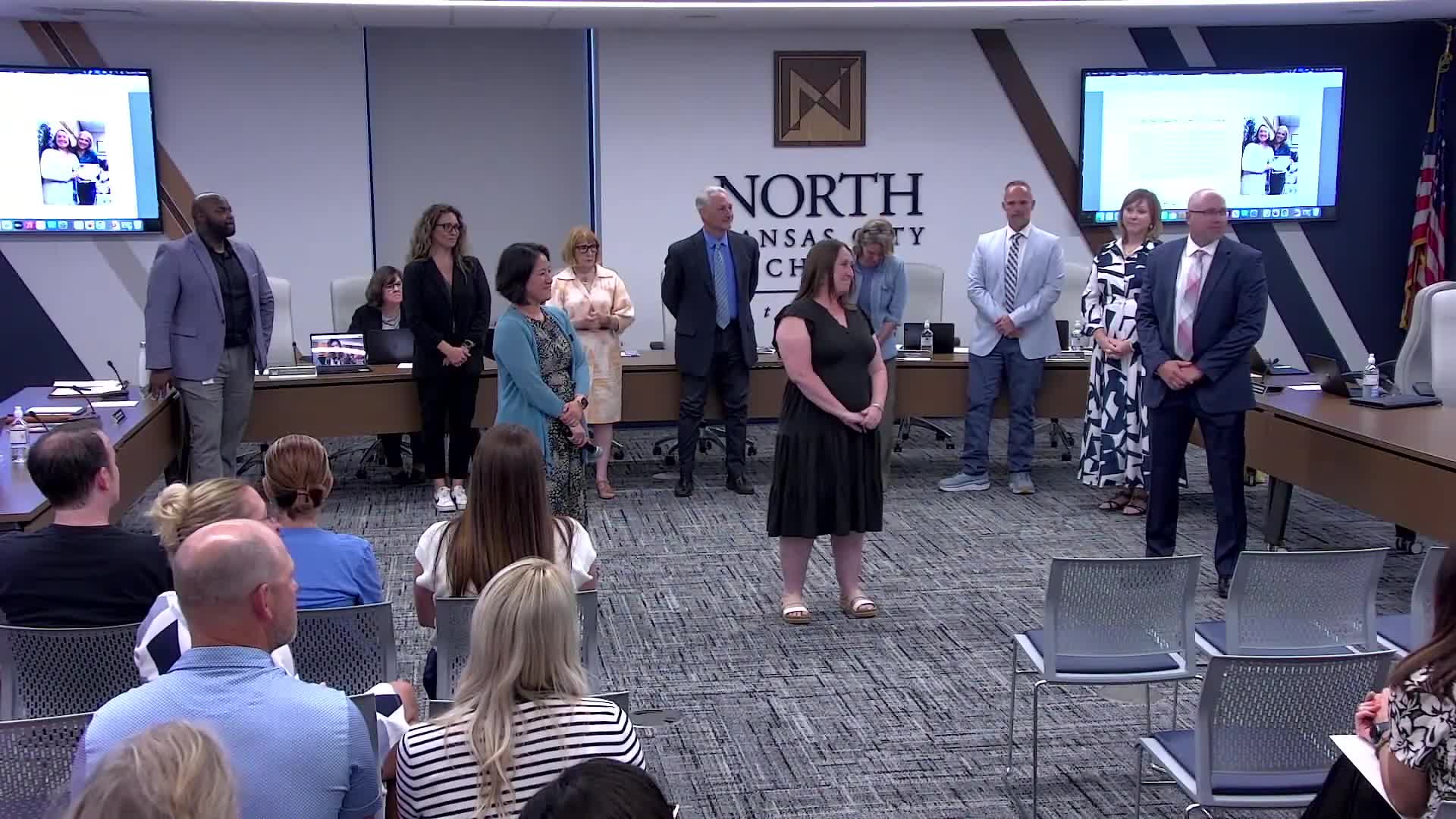 North Kansas City Schools honor principals Kelly Bailey and Bridal Harris for service excellence