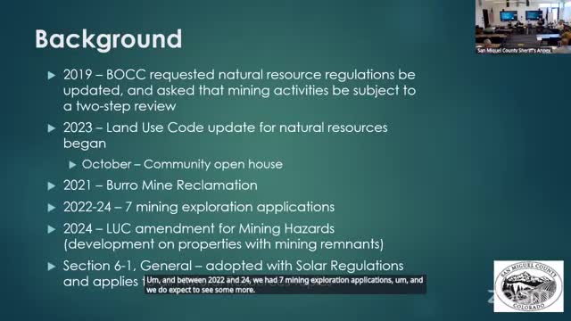 San Miguel County adopts new mining and solar regulation strategies for development